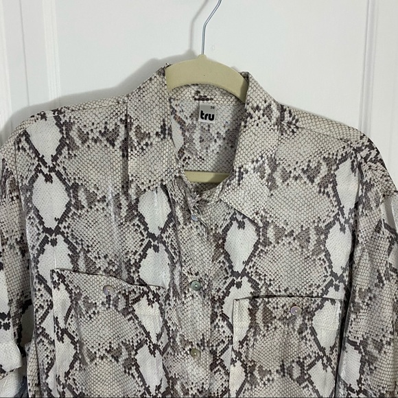 Vintage Snakeskin Button Up - Picture 3 of 5